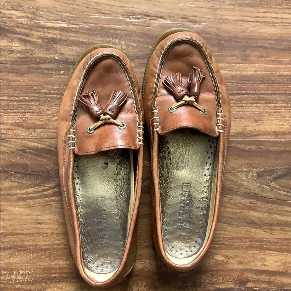 Sperry leather loafers